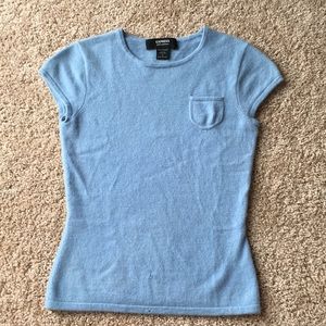 Express 100% Cashmere Sweater Short Sleeve Top